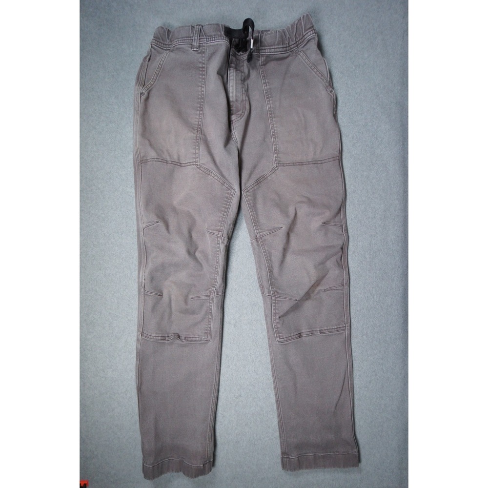 Topo Designs Pants Men Medium Gray Work Utility Knee Panel Drawstring Outdoor